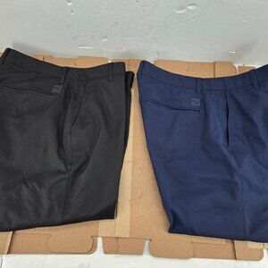 Puma Performance Golf Pants Mens Blue Black Lightweight Sz 36x 29.5   2 of